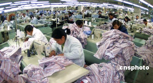 不懼人民幣升值 一季度中國紡織業(yè)贏利能力增強